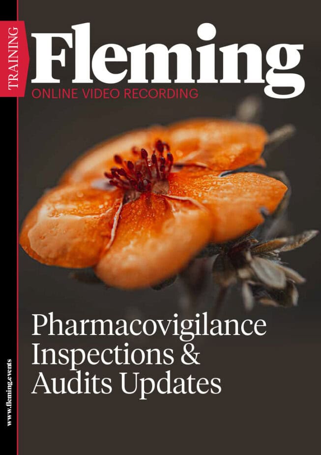 Pharmacovigilance Inspections & Audits Updates Videorecording by Fleming_Agenda Cover